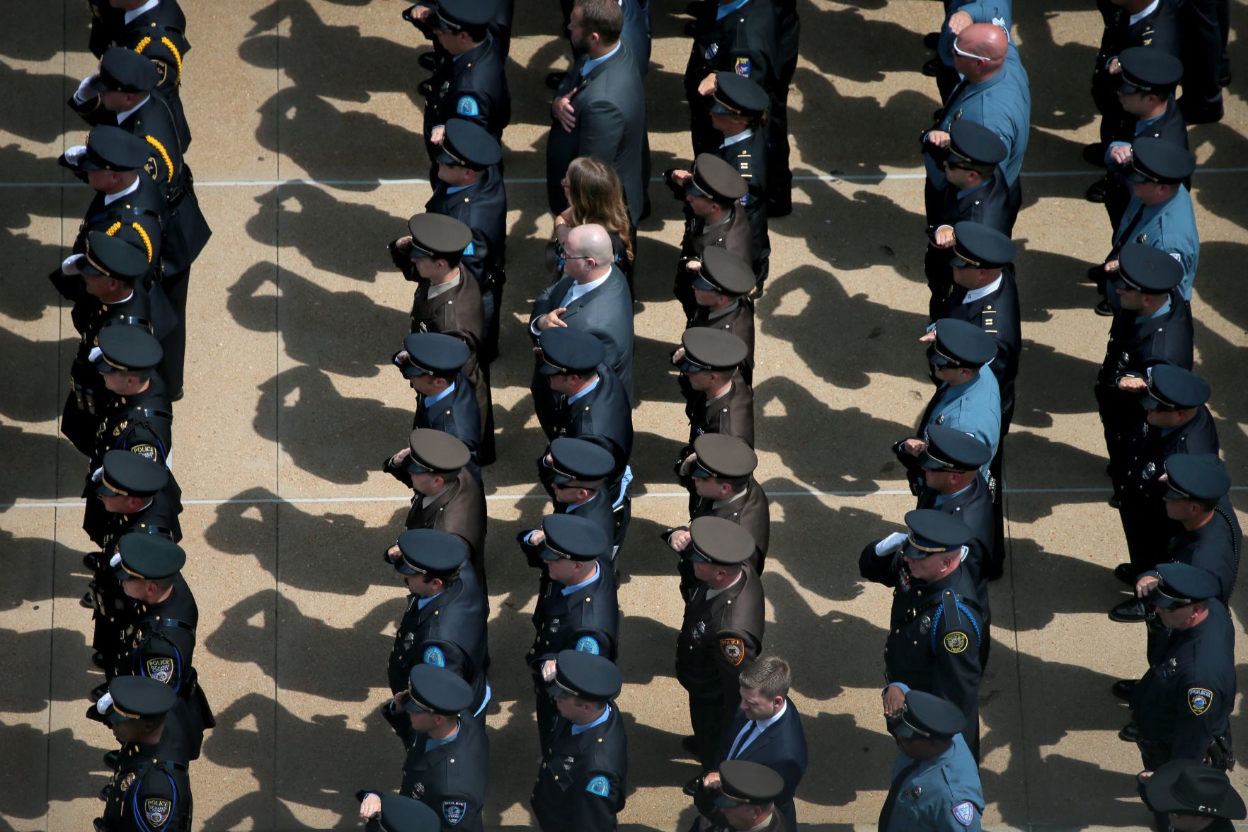 Funeral for North County Cooperative Police Officer Michael Langsdorf
